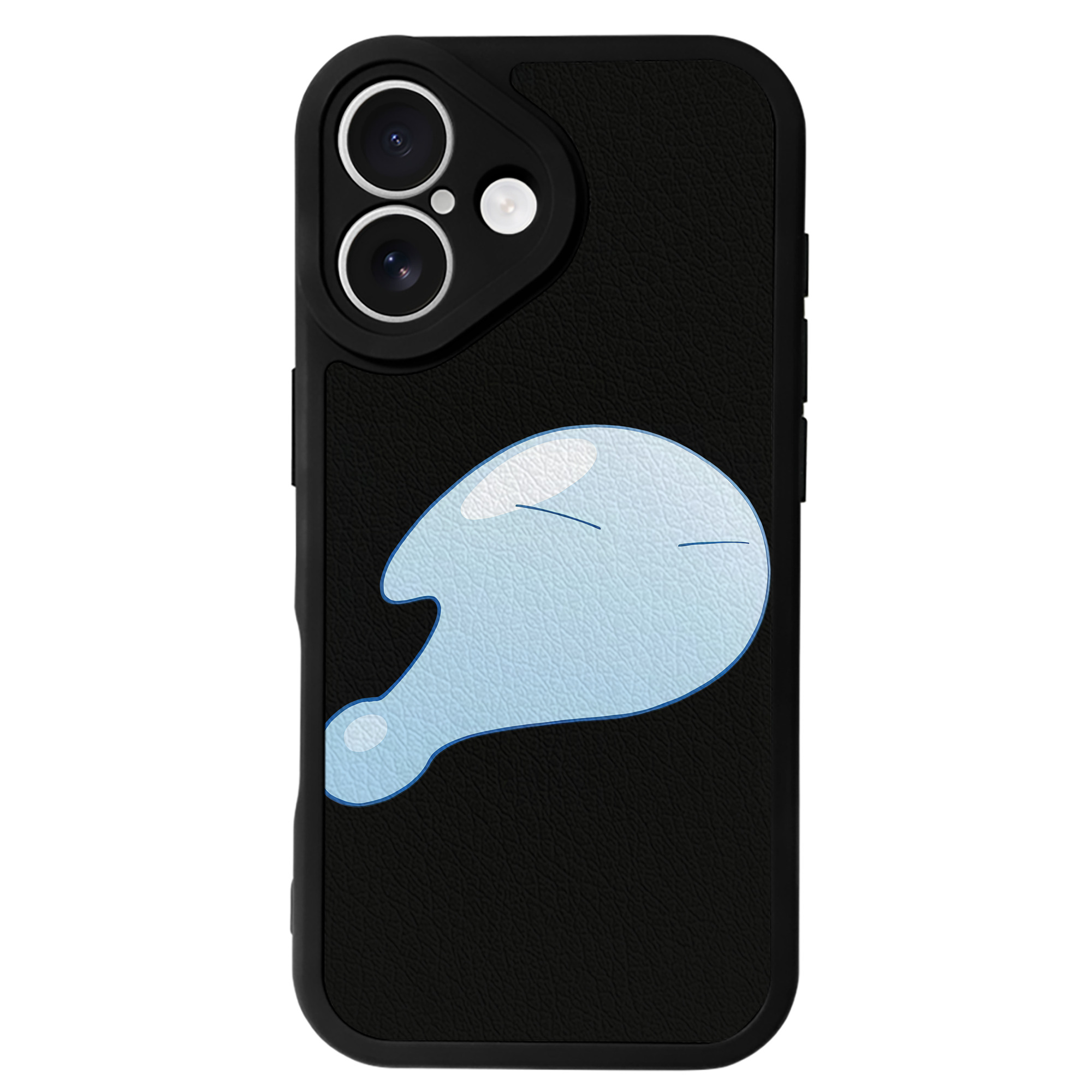 （画像用） 転スラ Regarding Reincarnated to Slime 【iPhone 16シリーズ対応】シリコンスマホケース（レザー調） 材質：シリコン